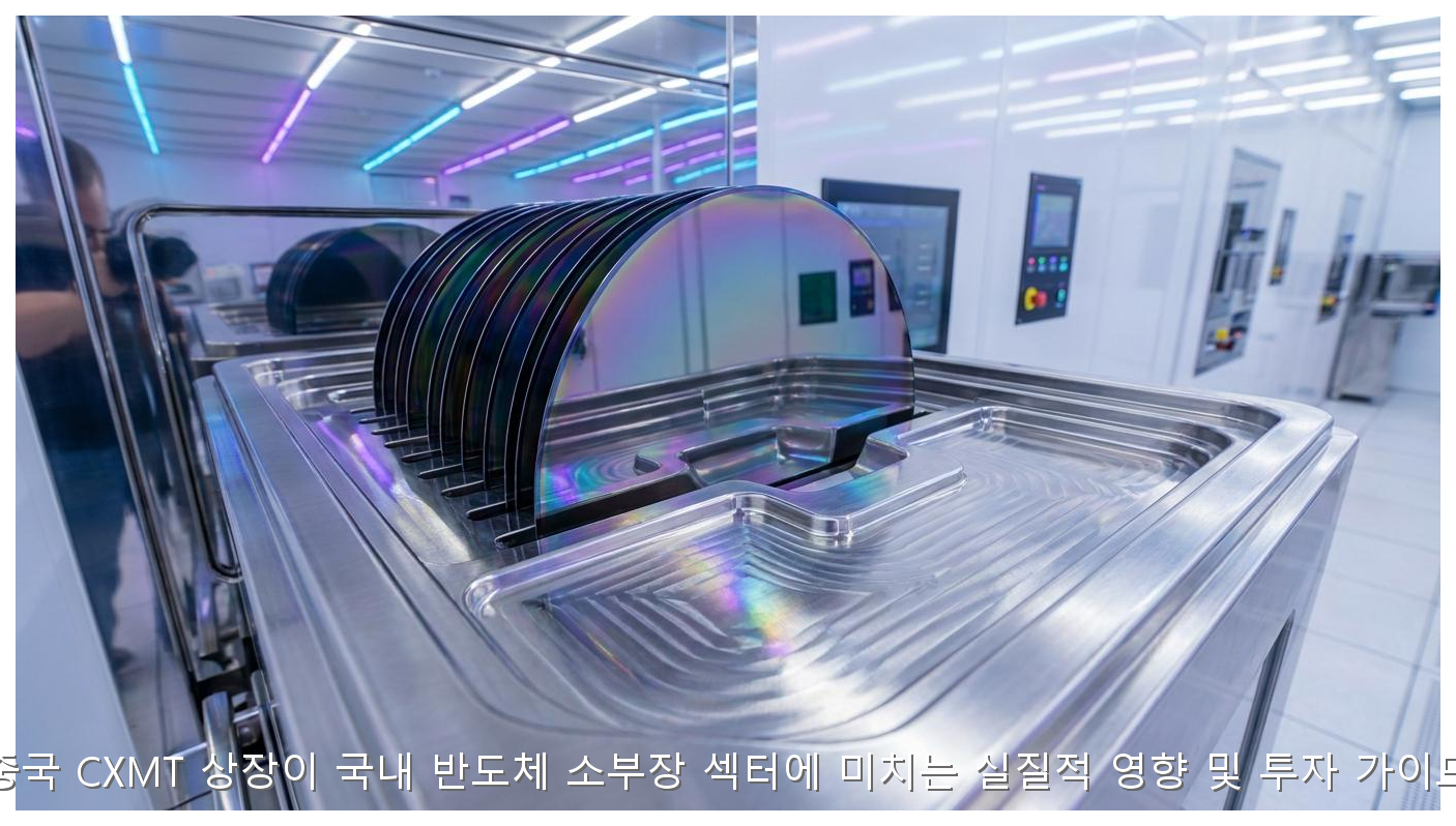 중국 CXMT 상장이 국내 반도체 소부장 섹터에 미치는 실질적 영향 및 투자 가이드 핵심 안내 및 분석 인포그래픽 (4)