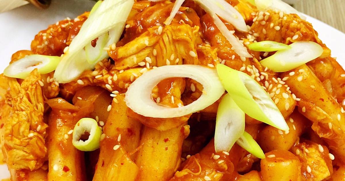 Bánh Gạo Xào Thịt Gà