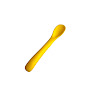 Дитяча ложка силіконова для першого прикорму Twins Spoon yellow