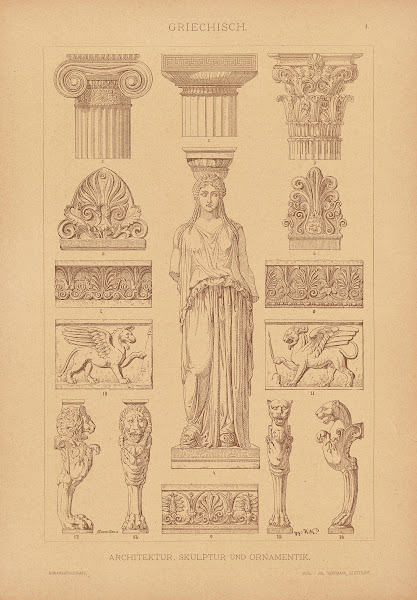 Griechisch  Architektur Skulptur Ornamentik 1887