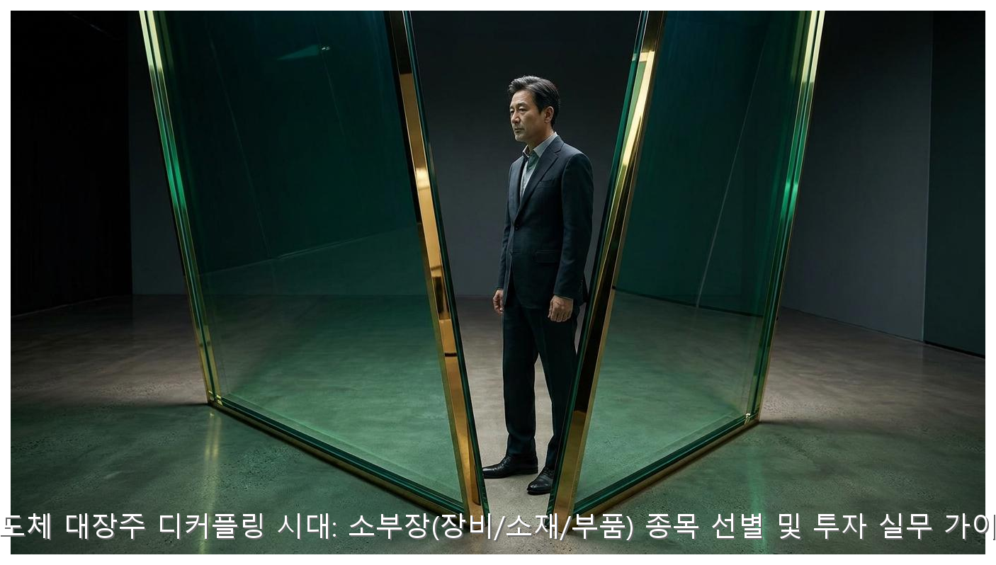 반도체 대장주 디커플링 시대: 소부장(장비/소재/부품) 종목 선별 및 투자 실무 가이드 핵심 안내 및 분석 인포그래픽 (2)