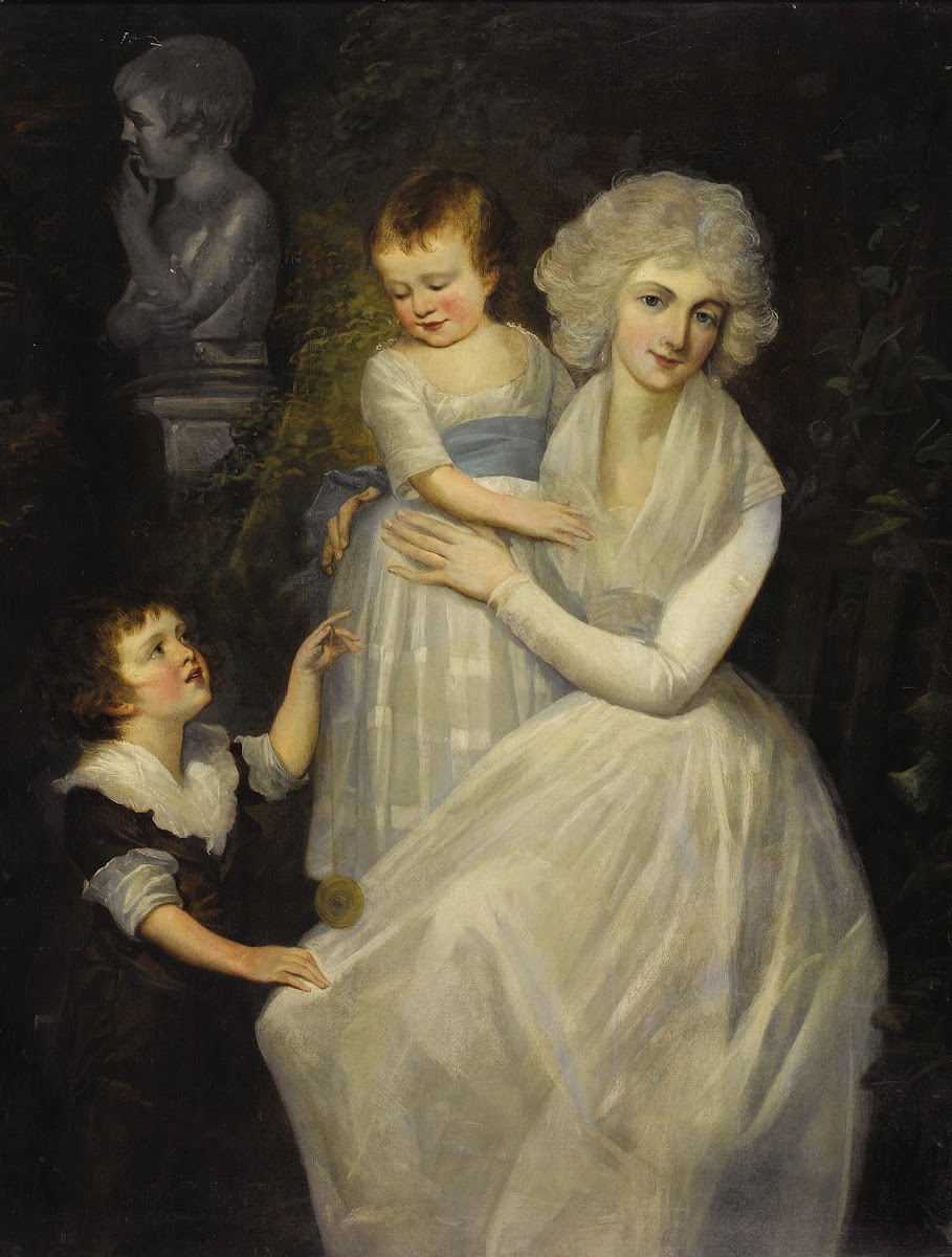 Portrait Of Lady With Her Children