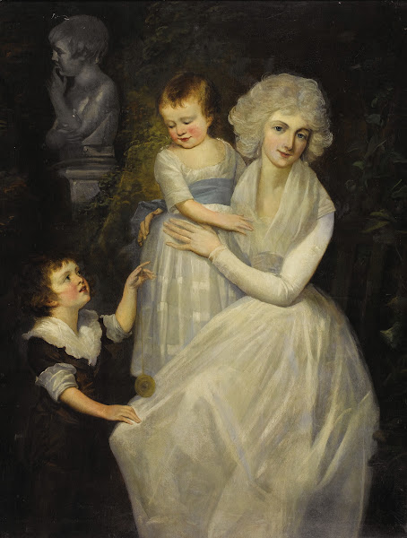 Portrait Of Lady With Her Children