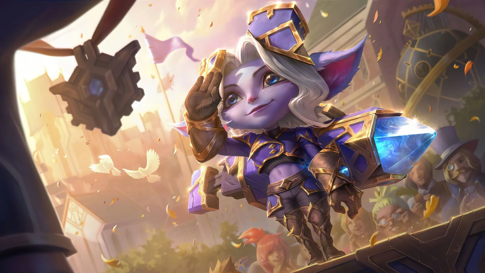 Tristana (League Of Legends), Tristana, Hextech, League Of Legends, Riot Games 8K Desktop Wallpaper Background (7680x4320) Free Download