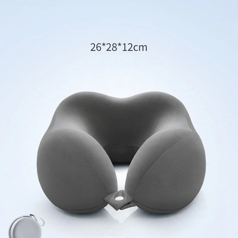 Travel Neck Pillow U-Shape Memory Foam 360° Neck Support