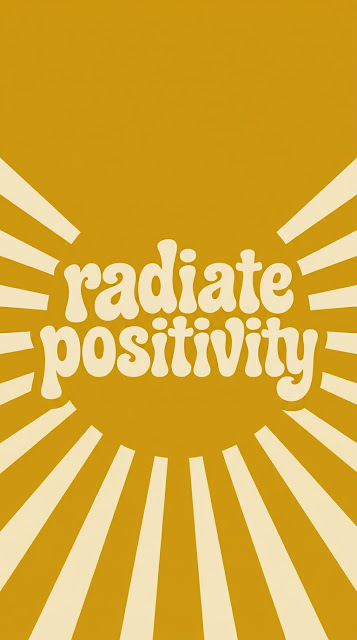 Retro Boho Mustard Sunburst Typography Background - Free mobile Wallpaper