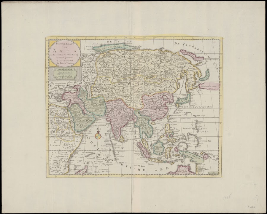 1733_Nieuwe kaart van Asia na de alderlaatste ondekking int licht gebracht