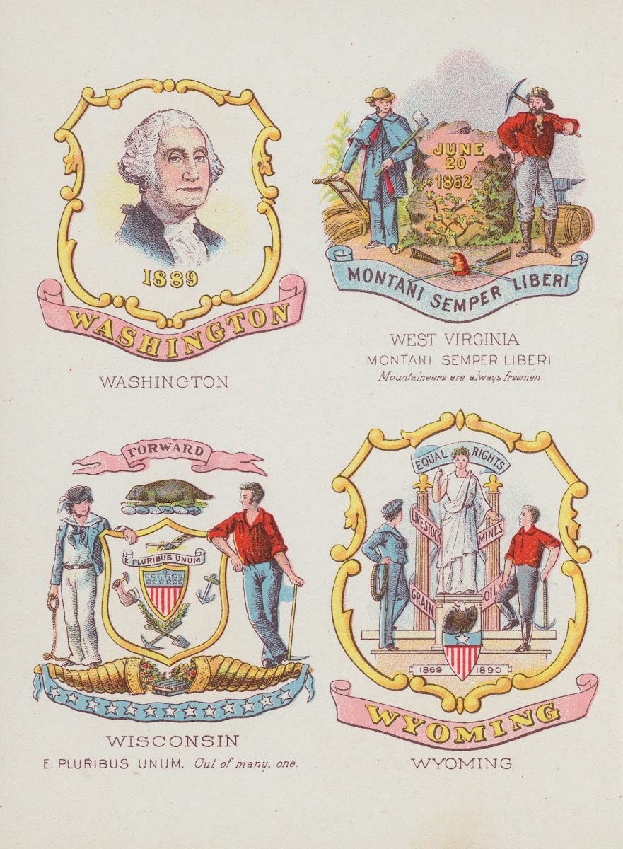 Seals And Coats Of Arms Of America Pl13 1902
