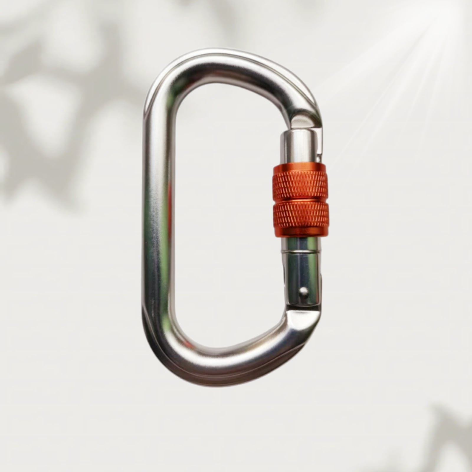 Stahlkarabiner für Klettern, 25 KN