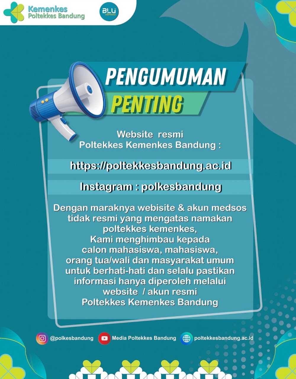Pengumuman website