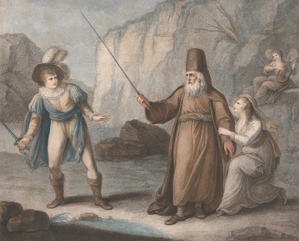 Prospero Disarming Ferdinand Act I Scene II 1793