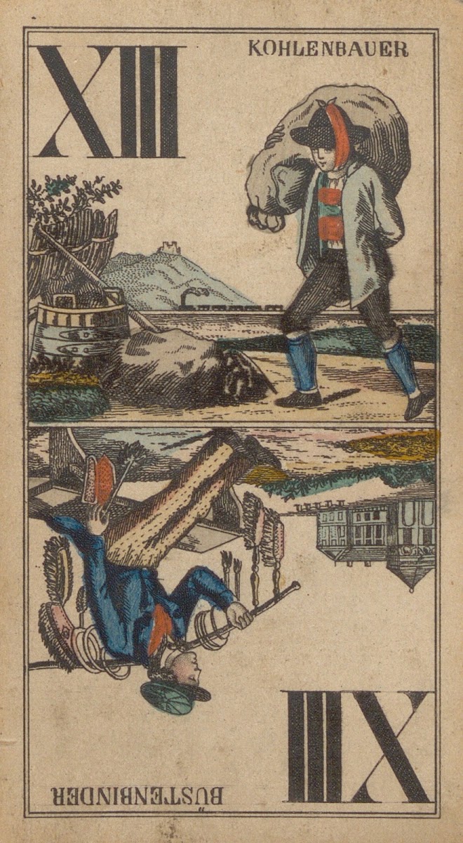 XIII Kohlenbauer  Bürstenbinder 1850