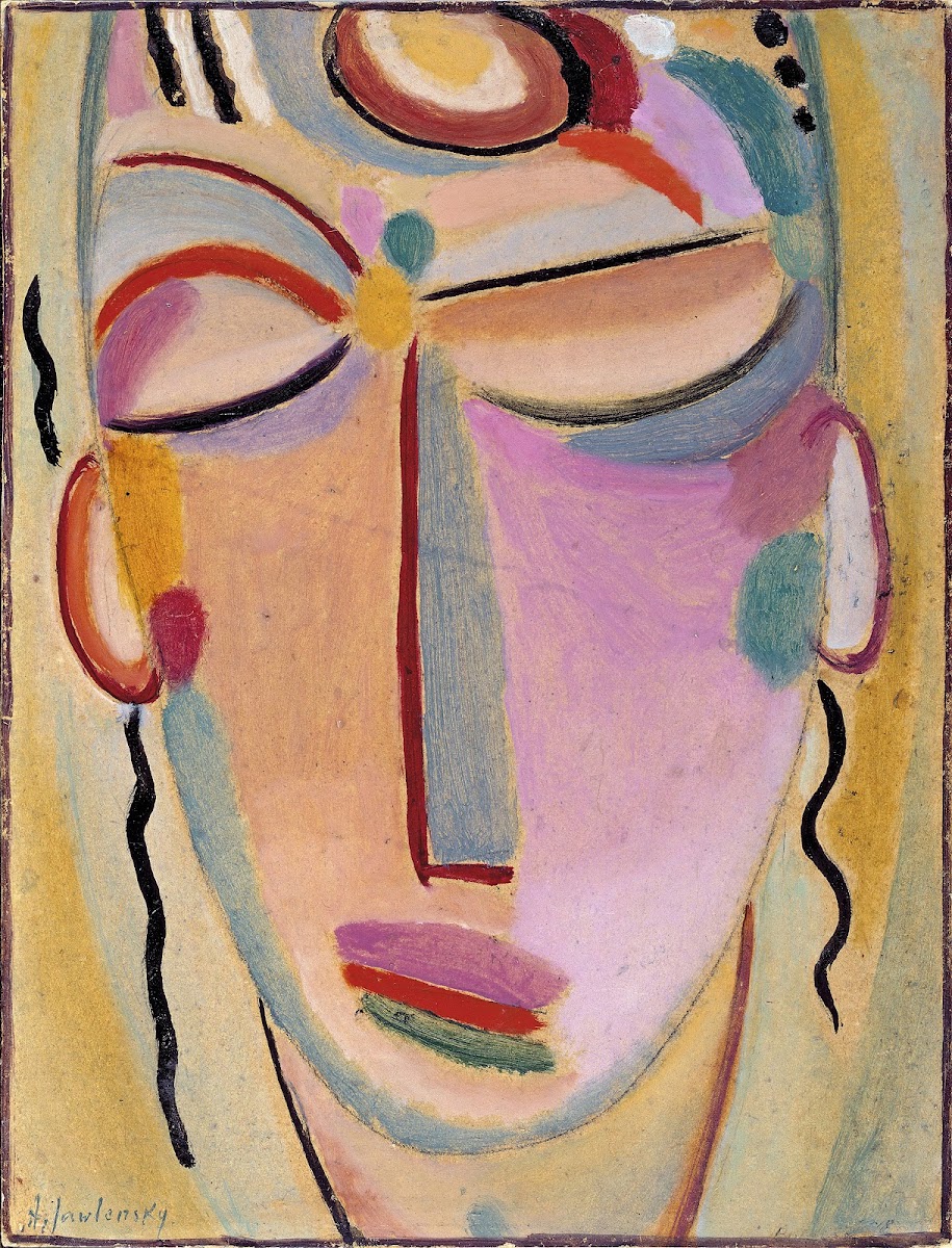 Mystical head Meditation 1918
