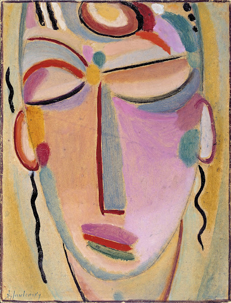 Mystical head Meditation 1918