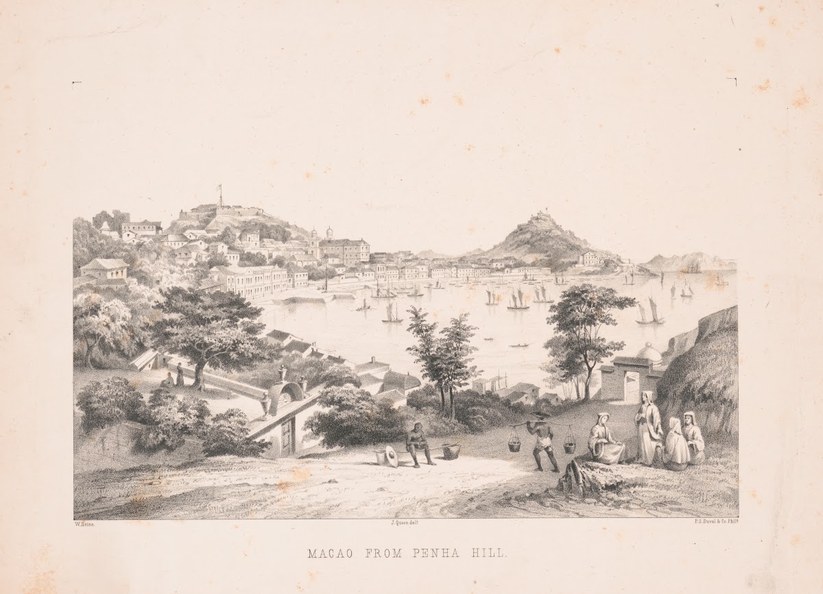 Macao from Penha Hill 1856