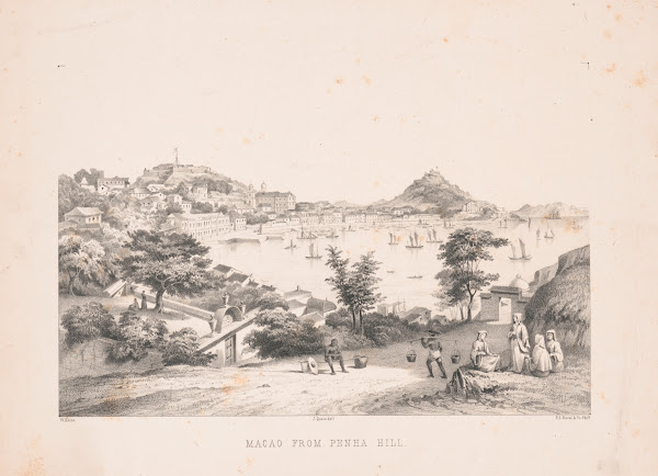 Macao from Penha Hill 1856