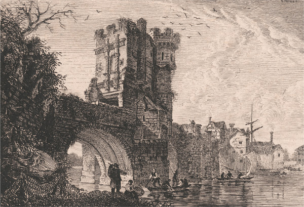 The Old Welsh Bridge at Shrewsbury