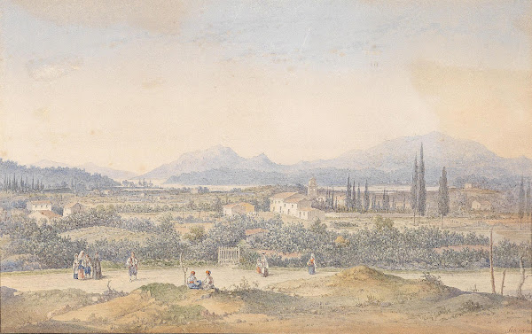 Landschaft In Malta Ca 1860