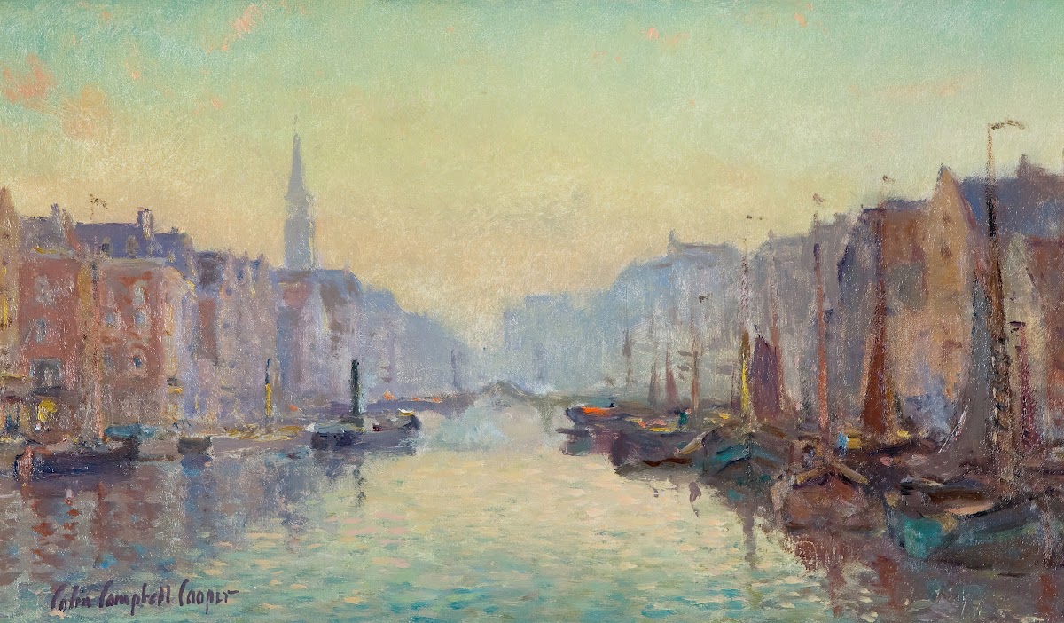 A Canal in Rotterdam circa 1910 1915