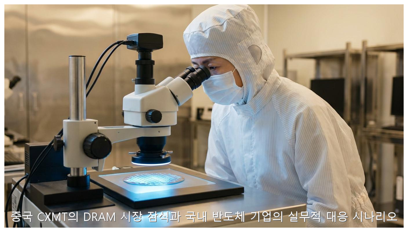 중국 CXMT의 DRAM 시장 잠식과 국내 반도체 기업의 실무적 대응 시나리오 핵심 안내 및 분석 인포그래픽 (4)