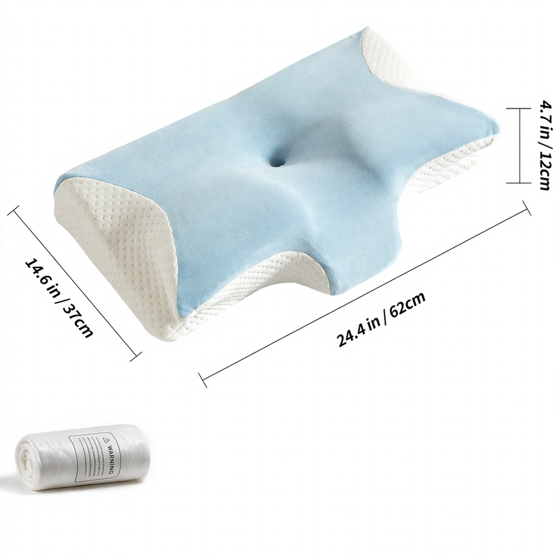 Schmetterlingsförmiges Nackenkissen Memory-Foam