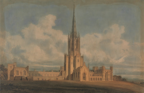 Projected Design for Fonthill Abbey Wiltshire