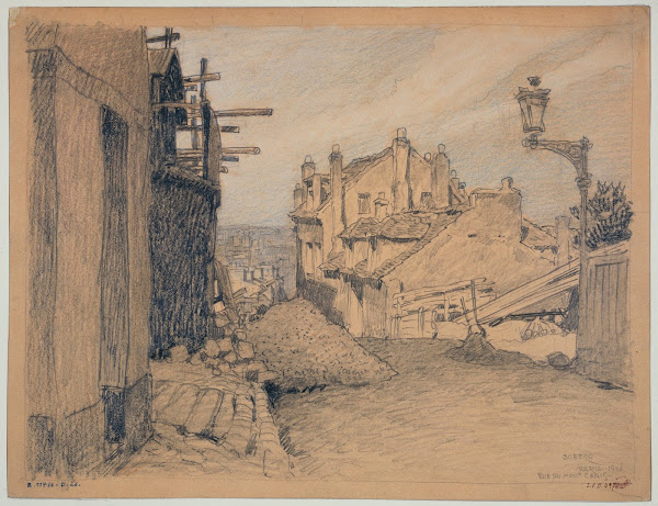 La rue du Mont Cenis 1926