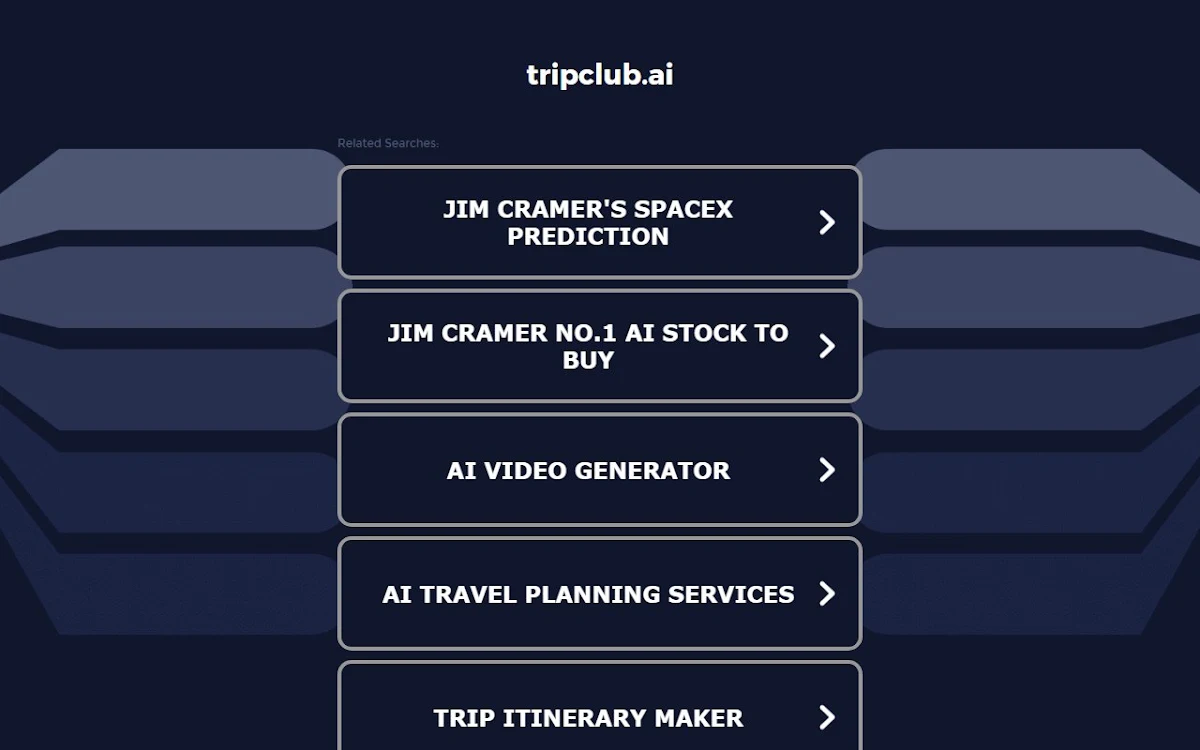 Captura de TripClub