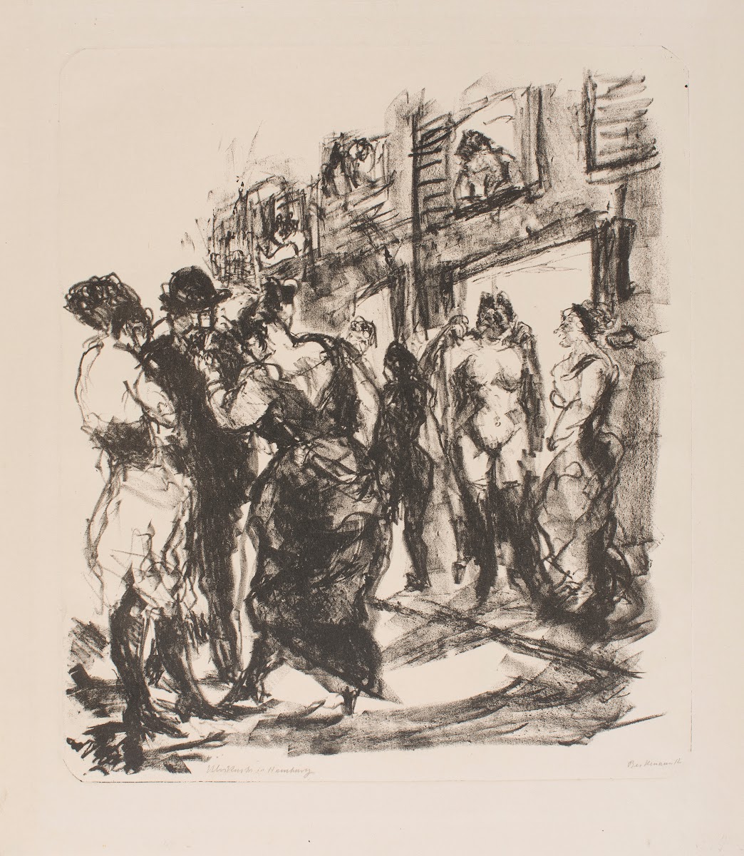 Ulrikus Street in Hamburg 1912
