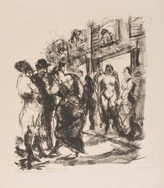 Ulrikus Street in Hamburg 1912