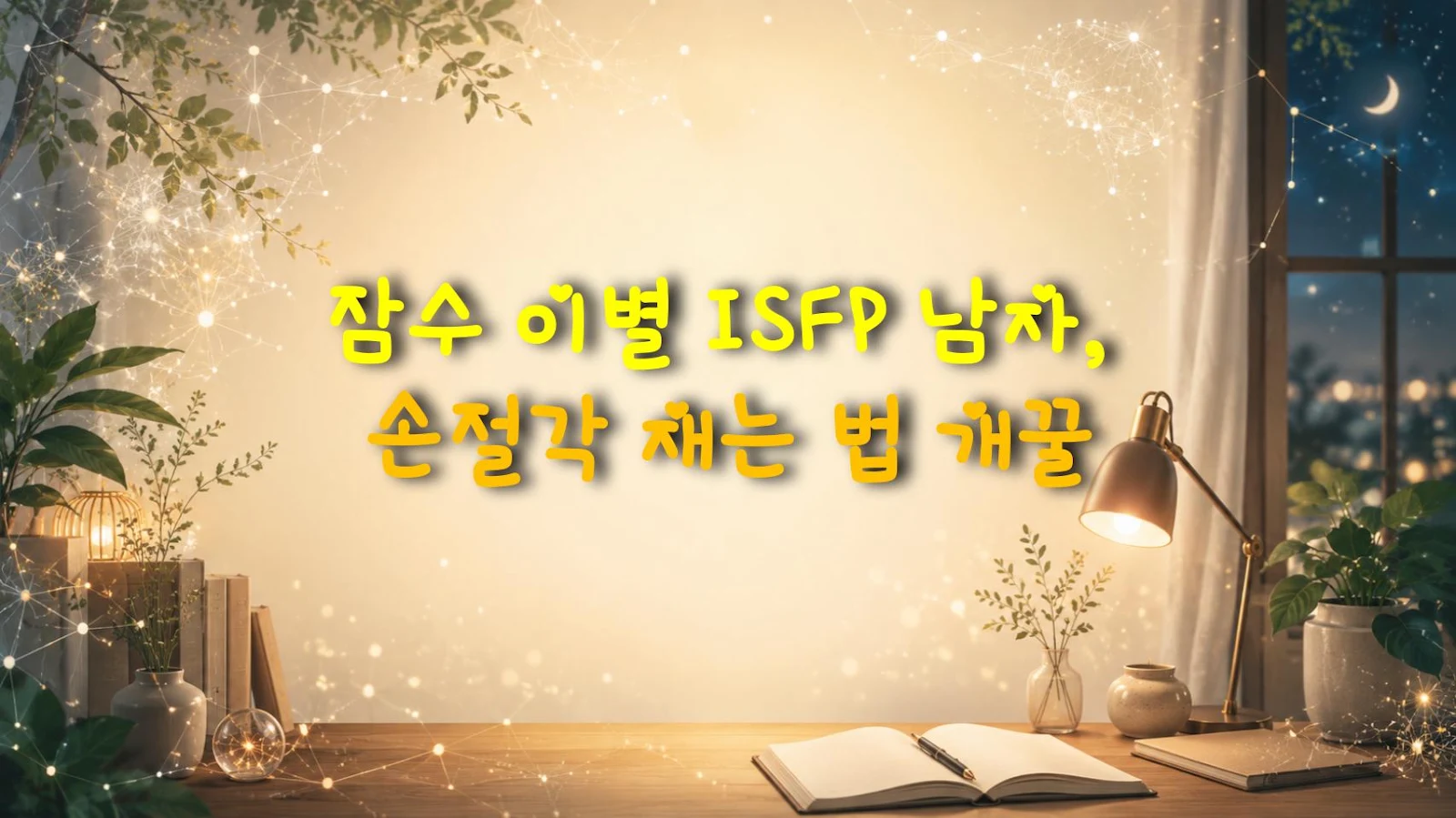 잠수 이별 ISFP 남자, 손절각 재는 법 개꿀