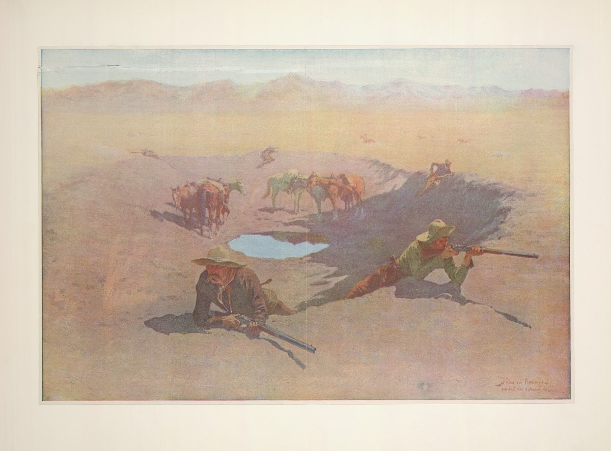 The Fight for the Water Hole 1903