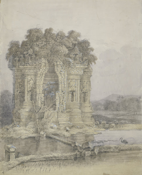 Candi Kalasan bij Yogyakarta Midden Java 1817