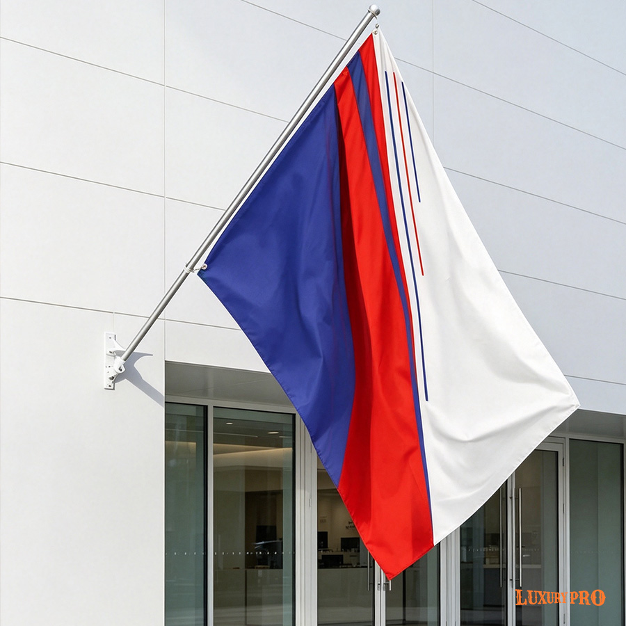 Double-Sided Printed Perforated National Flag