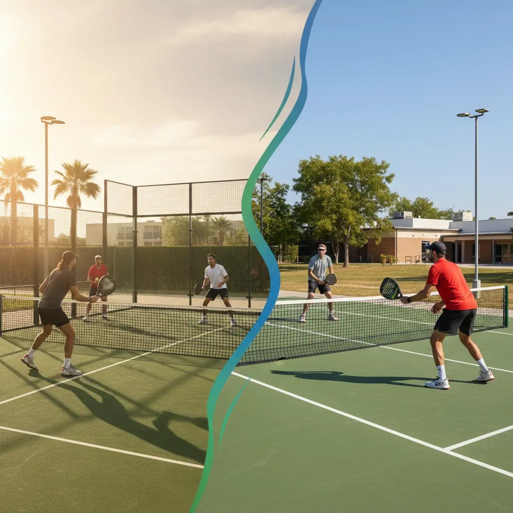 Perbedaan apa yang membedakan padel dan pickleball