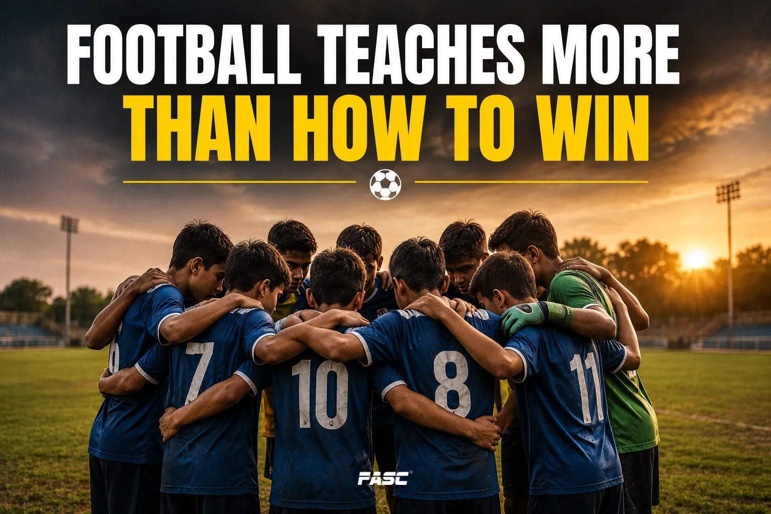 Football teaches moe than how to win