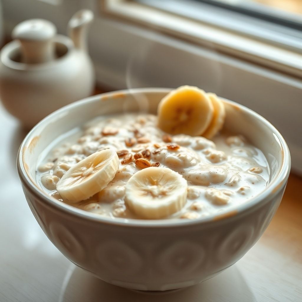 Creamy Banana Oatmeal Recipe for Easy Healthy Breakfast (5-Minute Stovetop!)