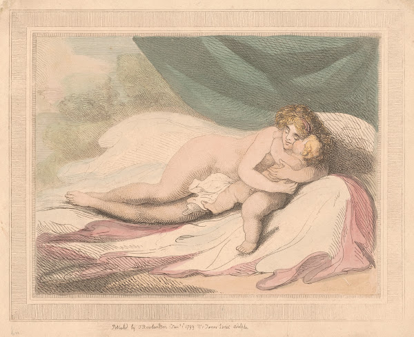 Venus embracing Cupid 1799