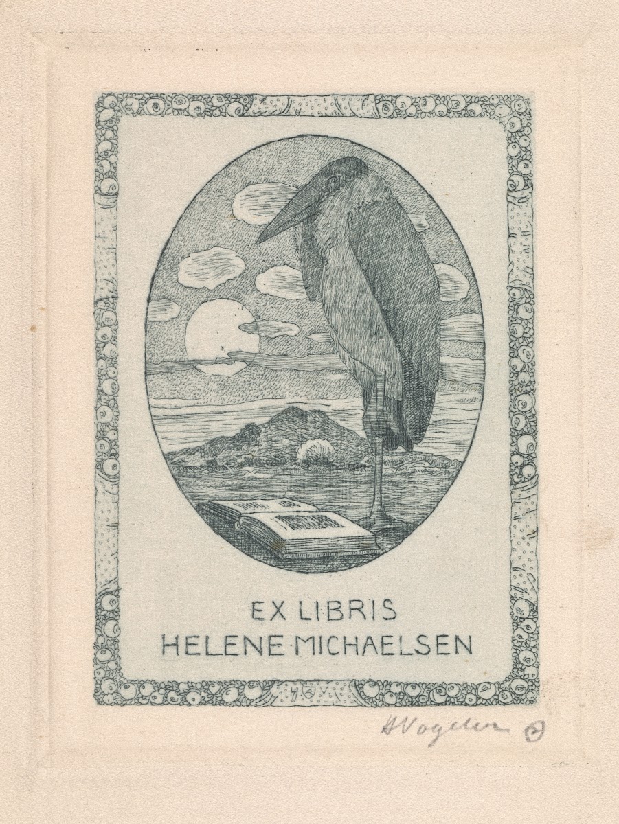 Ex Libris Helene Michaelsen 1910