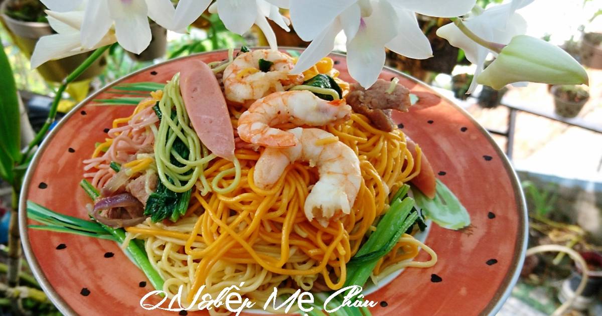 Mì rau củ xào thập cẩm