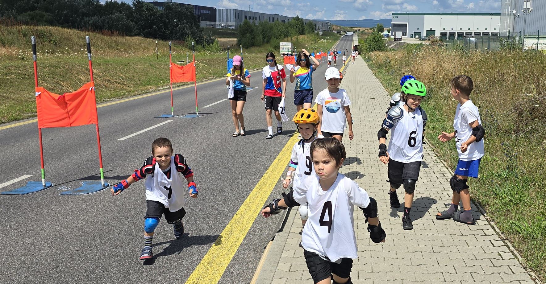 Deti SKI Lokomotíva počas klubovej športovej prípravy
