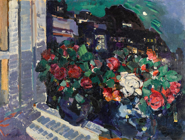 Roseson a Window Sill Gurzuf 1917