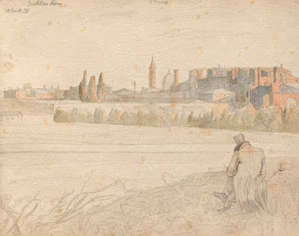 Album with Views of Rome and Surroundings Landscape Studies page 48a Roman Panor