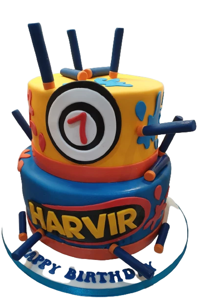 Nerf Themed Birthday Cake CB-NC516