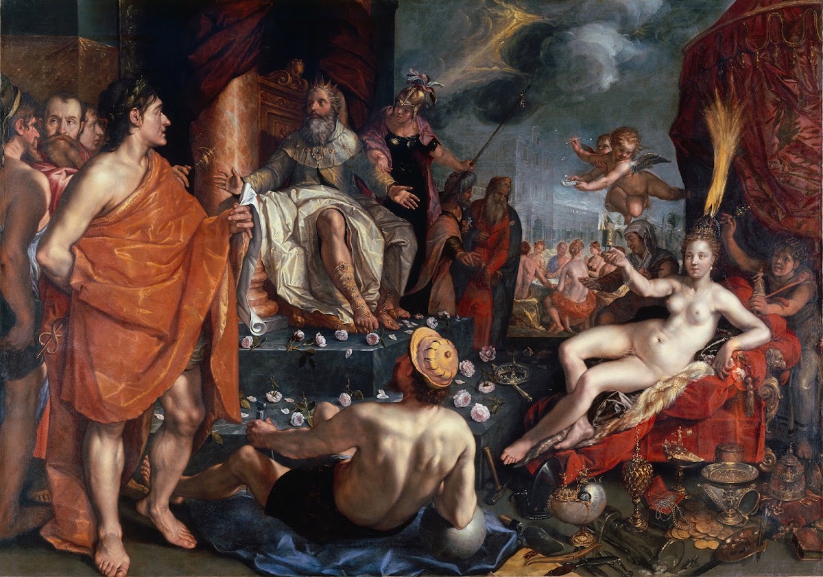 Hermes Presenting Pandora To King Epimetheus 1611