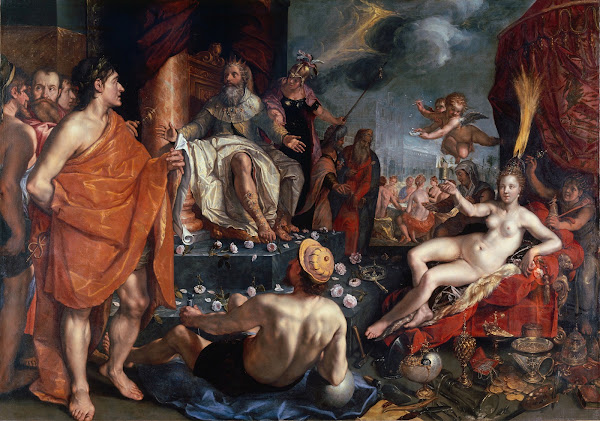 Hermes Presenting Pandora To King Epimetheus 1611