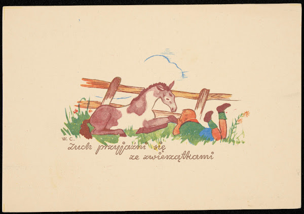 Zuch przyjaźni się ze zwierzętami 1918 1939
