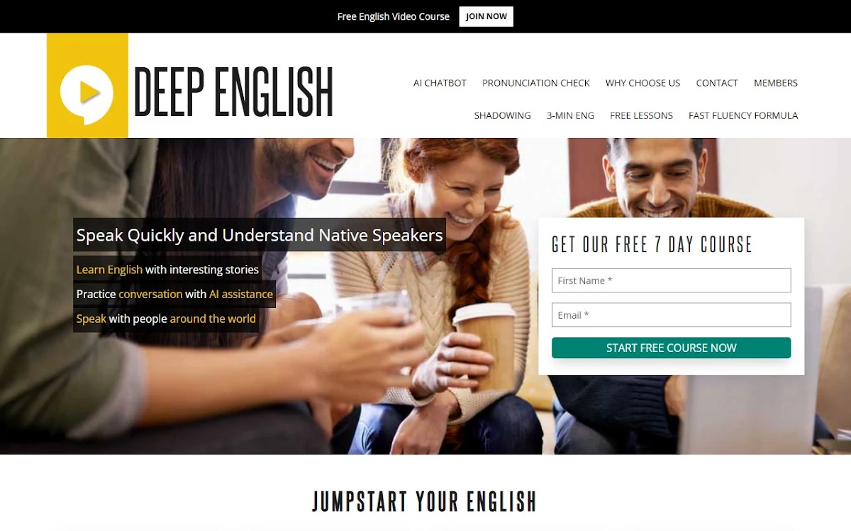 Captura de Deep English