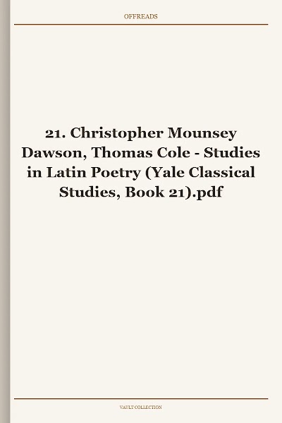 21. Christopher Mounsey Dawson, Thomas Cole