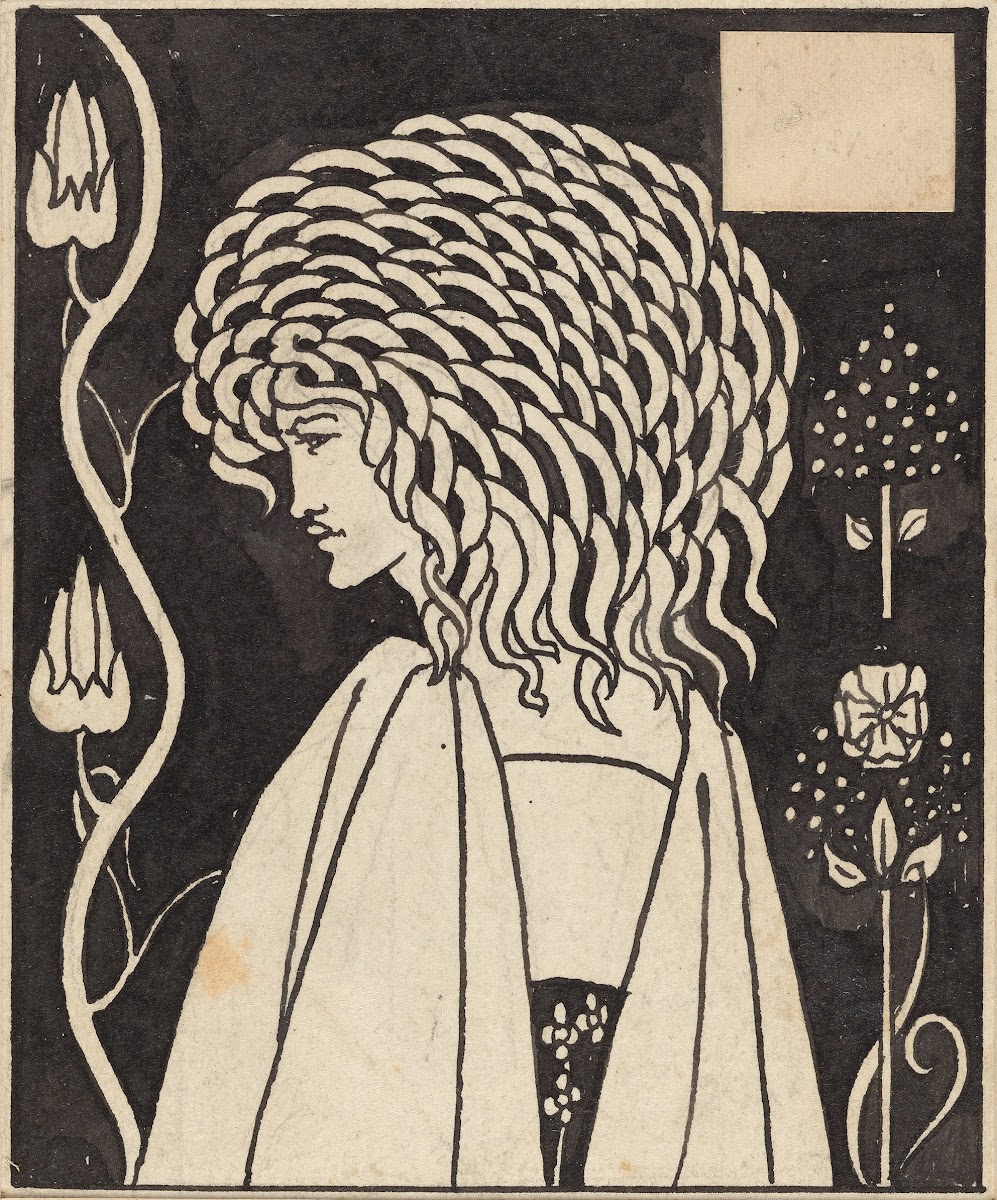 Headpiece for Malorys Morte dArthur ca 1893